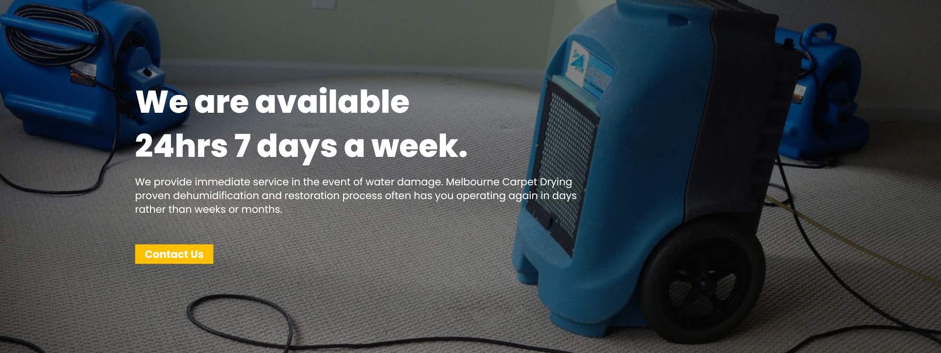 melbourne carpet drying